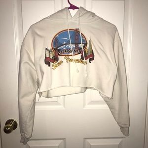 Brandy Melville Cropped Hoodie